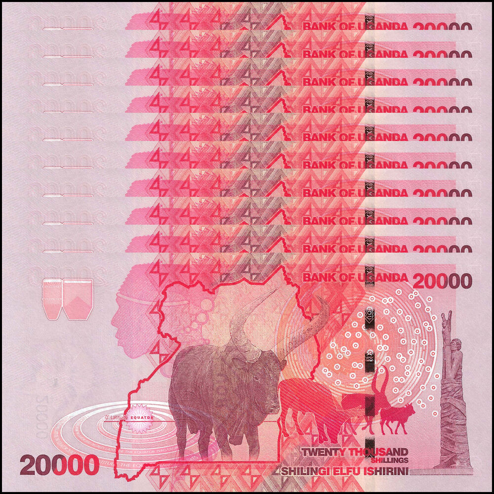 Uganda - 20.000 Shillings 2022 - Pick-NEW / B158g - Set 10 PCS