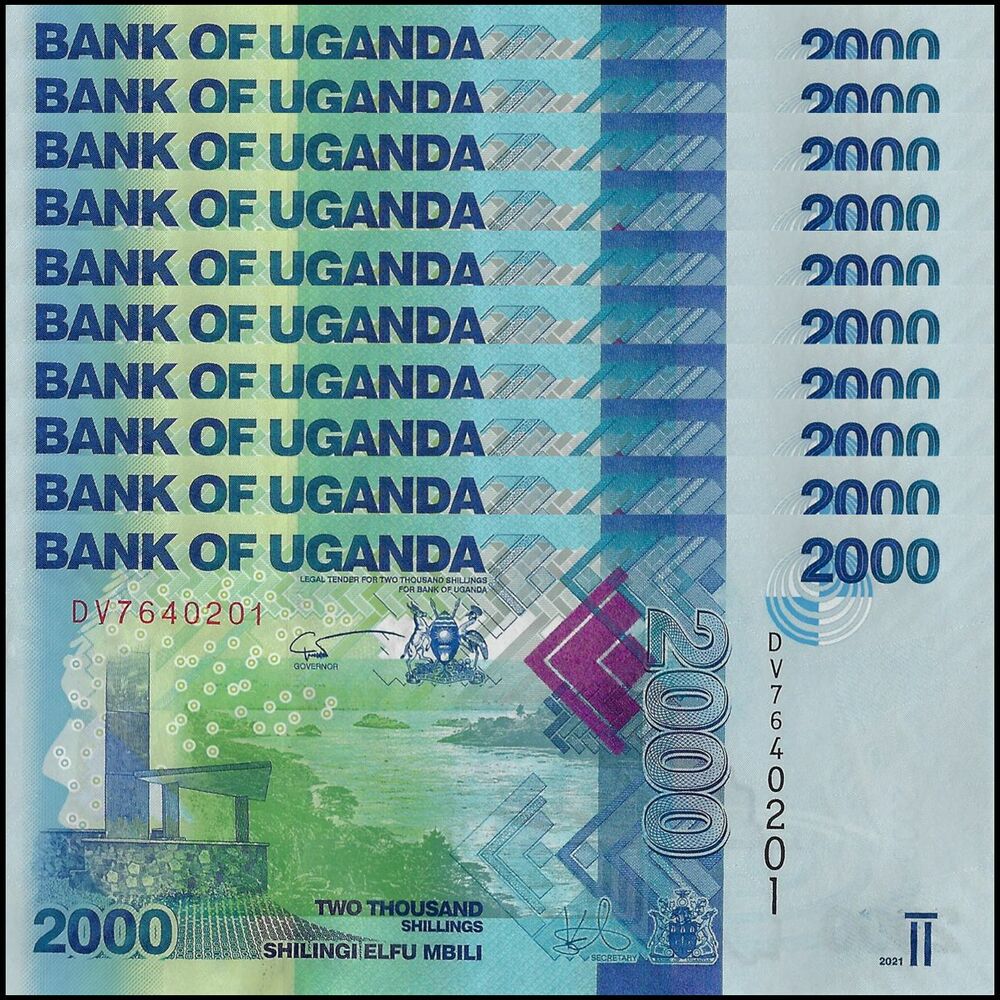 Uganda - 2000 Shillings 2021 - Pick-NEW / B155f - Set 10 PCS
