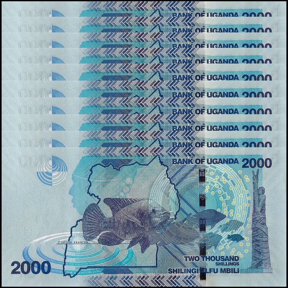 Uganda - 2000 Shillings 2021 - Pick-NEW / B155f - Set 10 PCS
