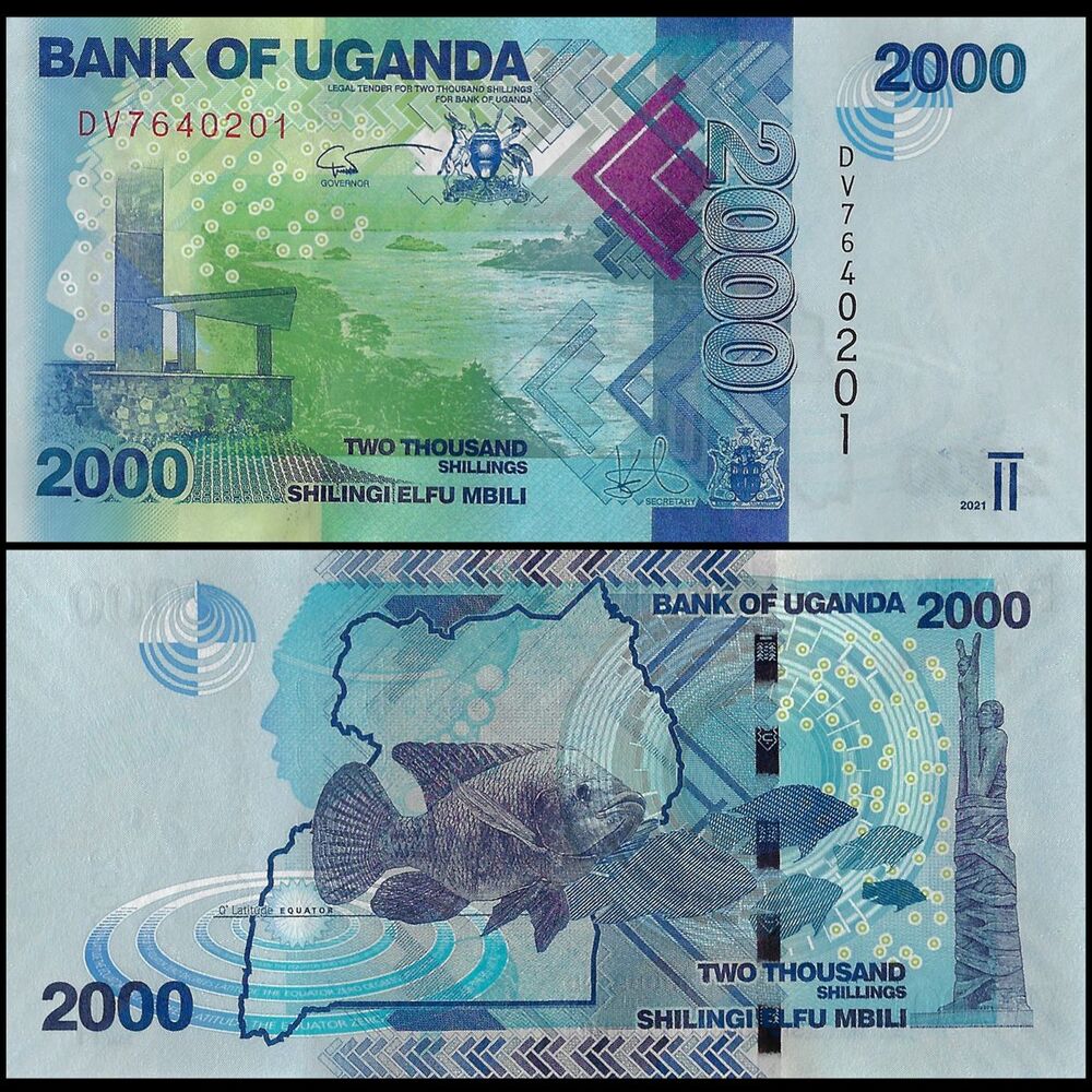Uganda - 2000 Shillings 2021 - Pick-NEW / B155f - Set 10 PCS