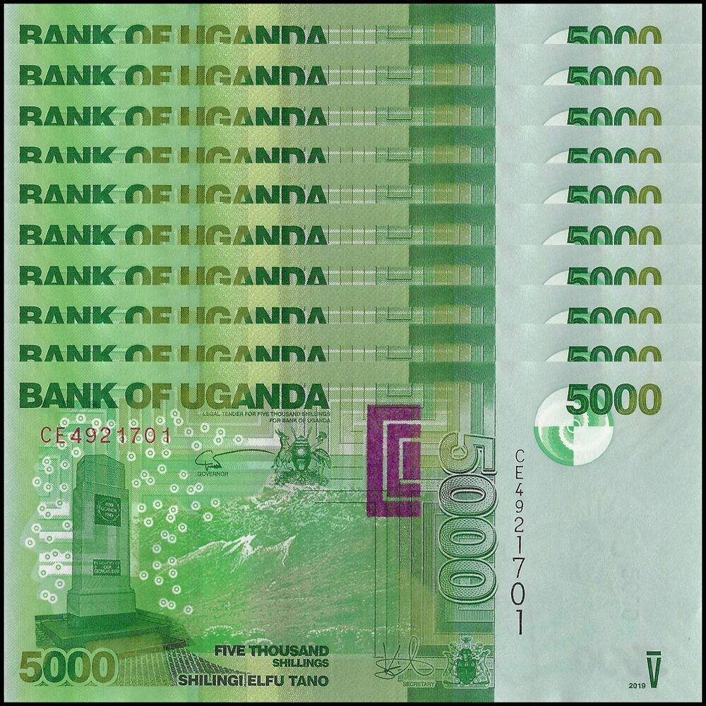 Uganda - 5000 Shillings 2019 - Pick-NEW / B156f - Set 10 PCS