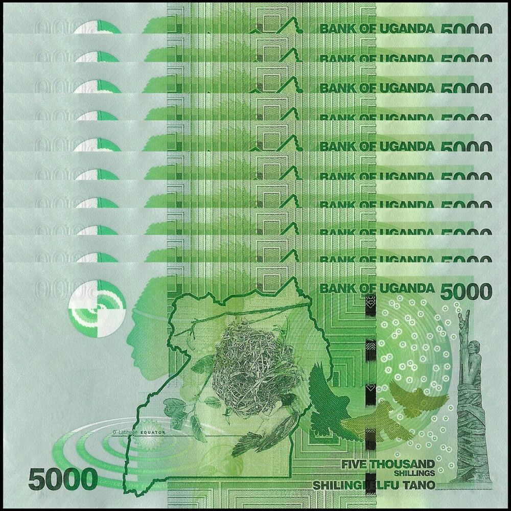Uganda - 5000 Shillings 2019 - Pick-NEW / B156f - Set 10 PCS