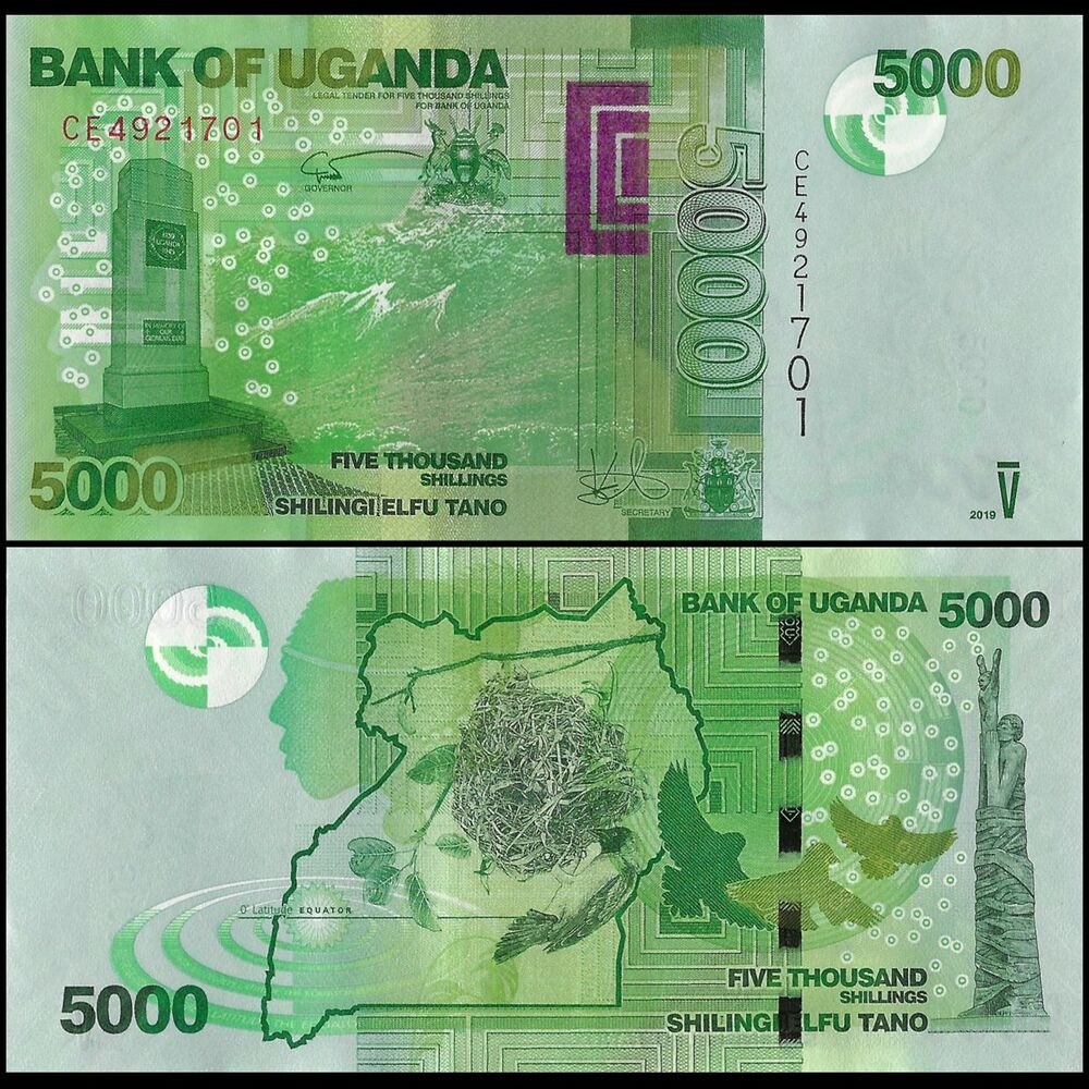 Uganda - 5000 Shillings 2019 - Pick-NEW / B156f - Set 10 PCS