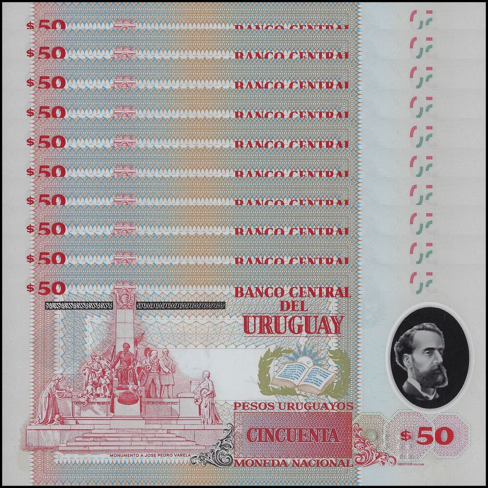 Uruguay - 50 Pesos 2020 - Pick- NEW / B561a - Set 10 PCS