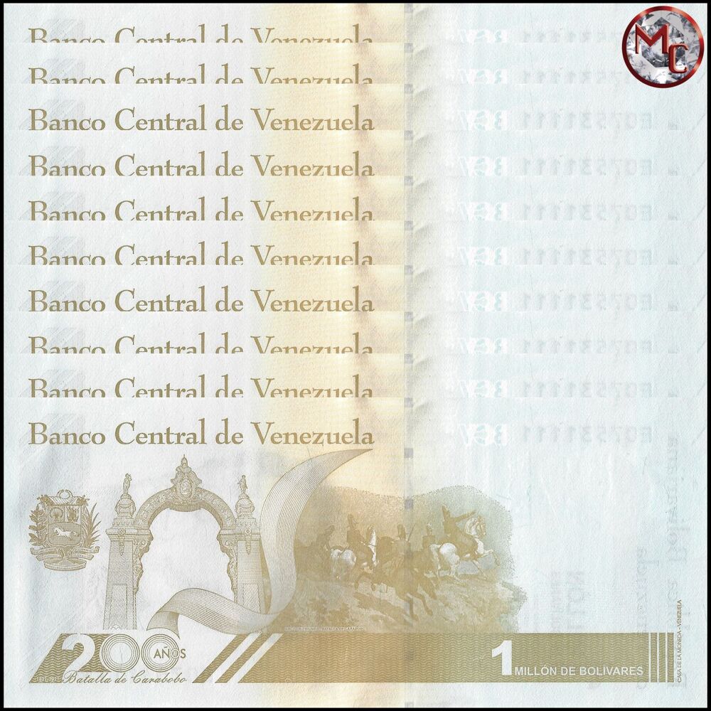 Venezuela - 1.000.000 Bolivares 2021 - Pick- NEW / B384 - Set 10 PCS