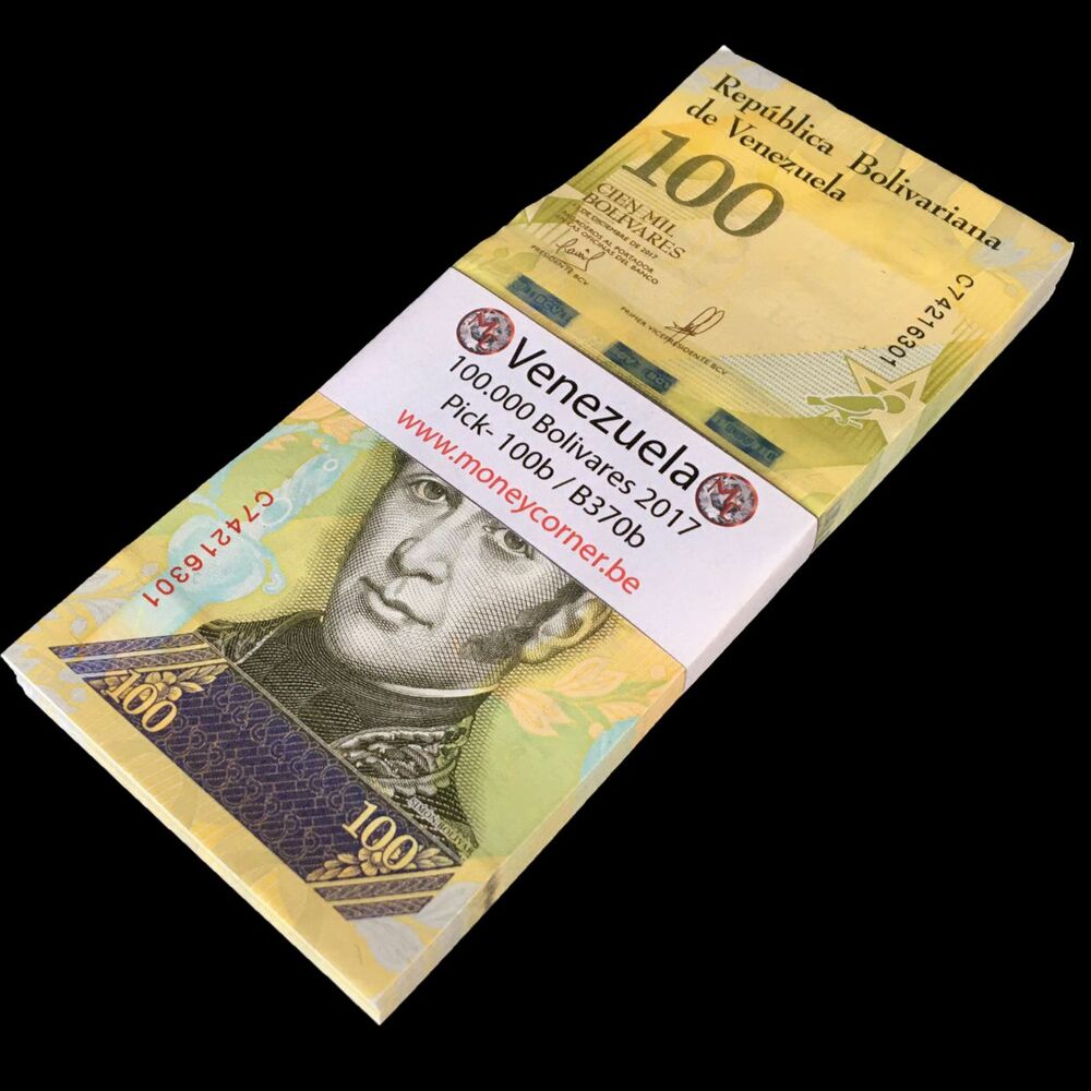 Venezuela - 100.000 Bolivares 2017 - Pick- 100b / B370b - Bundle 100 PCS