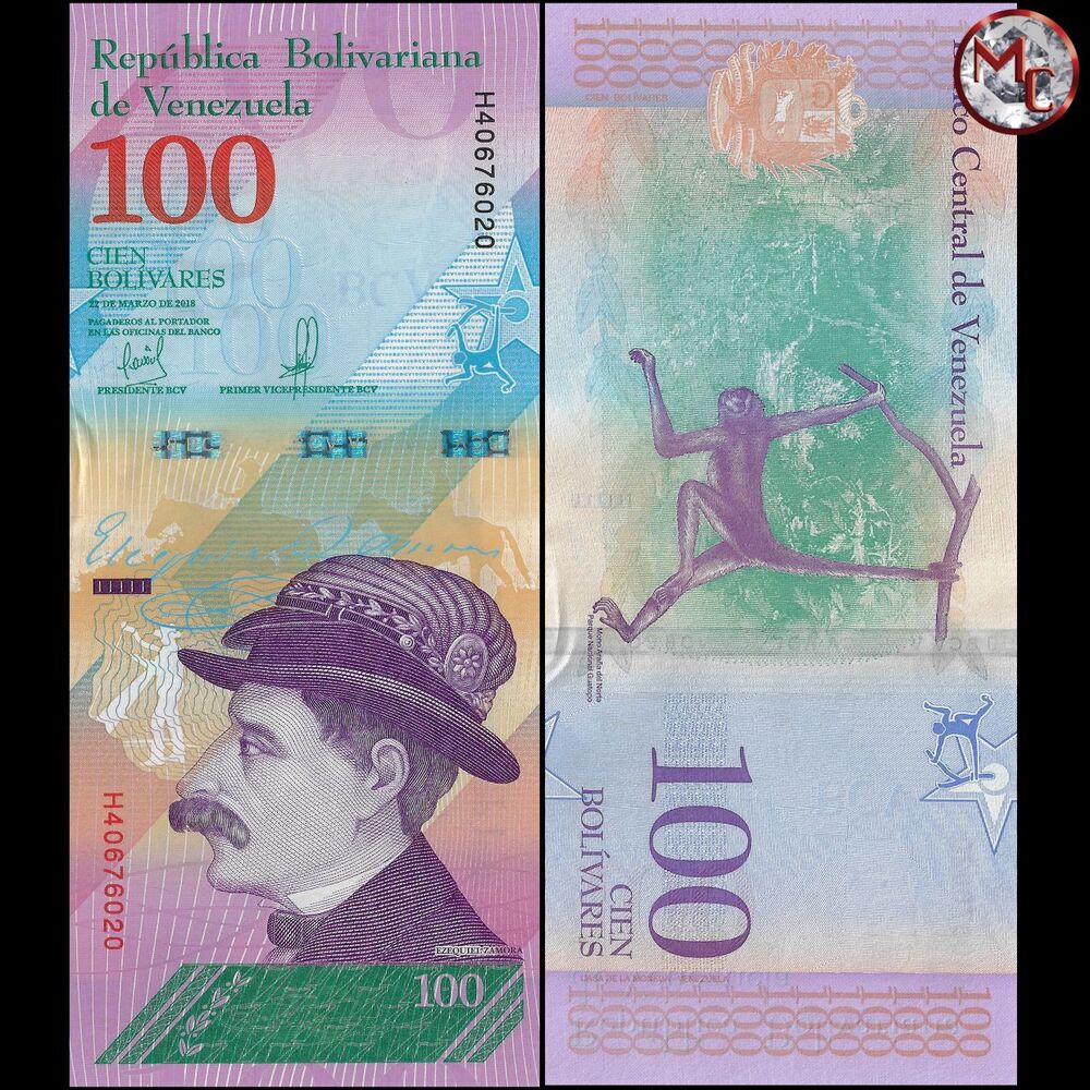 Venezuela - 100 Bolivares 2018 - Pick- 106 / B376 - Brick 1000 PCS
