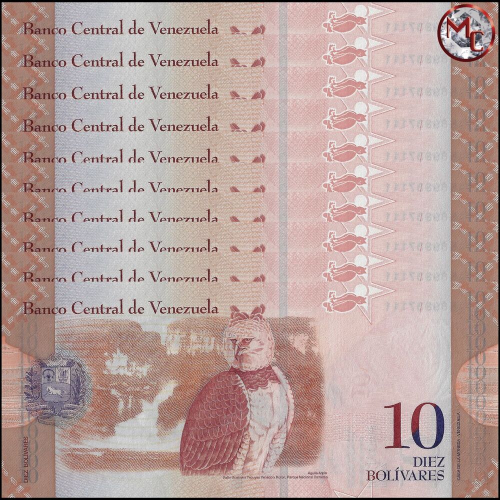 Venezuela - 10 Bolivares 2011 - Pick- 90c / B360c - Set 10 PCS