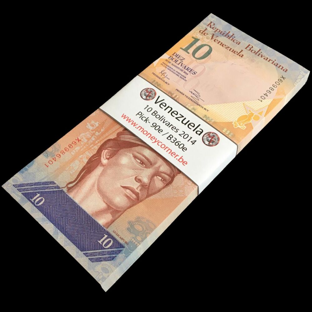Venezuela - 10 Bolivares 2014 - Pick- 90e / B360e - Bundle 100 PCS