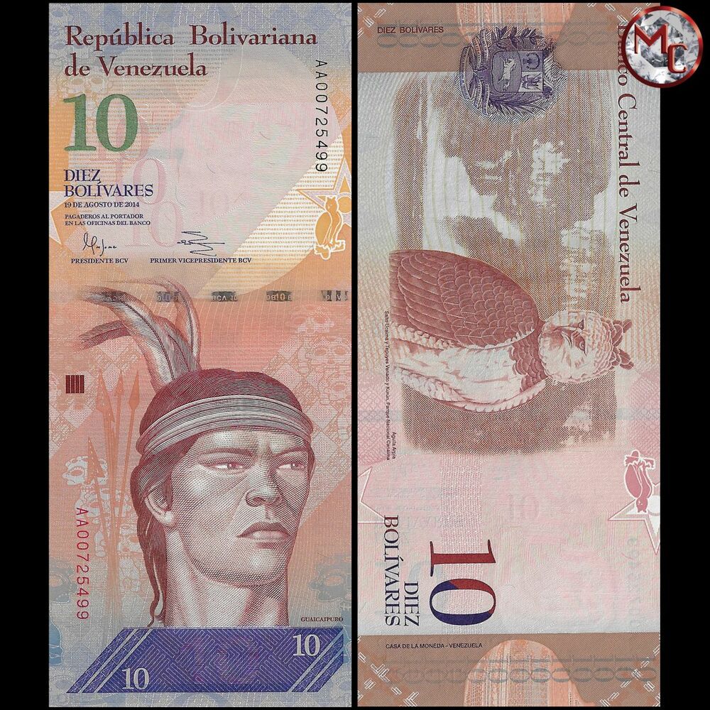 Venezuela - 10 Bolivares 2014 - Pick- 90e / B360e - Brick 1000 PCS