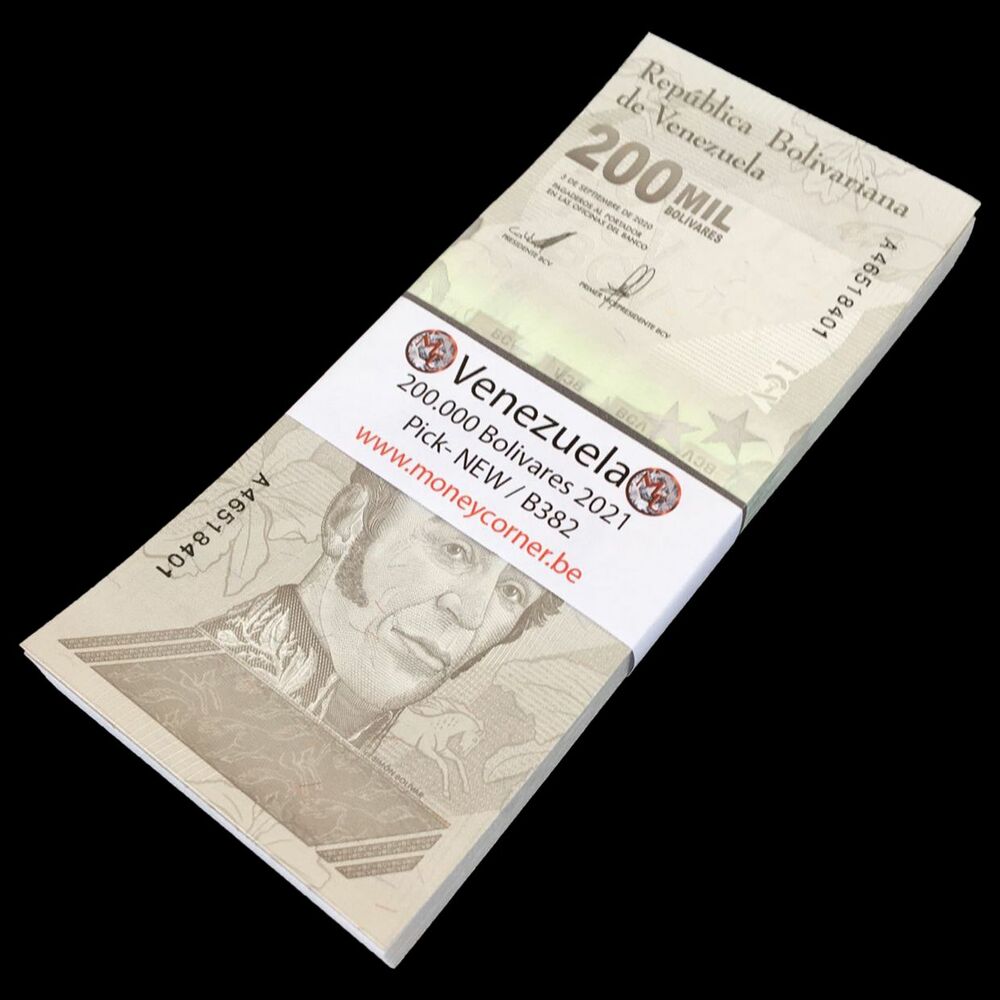 Venezuela - 200.000 Bolivares 2021 - Pick- NEW / B382 - Bundle 100 PCS