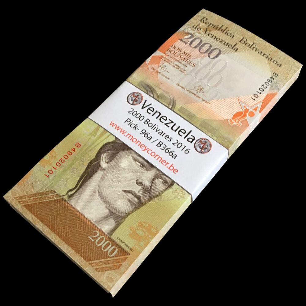 Venezuela - 2000 Bolivares 2016 - Pick- 96a / B366a - Bundle 100 PCS