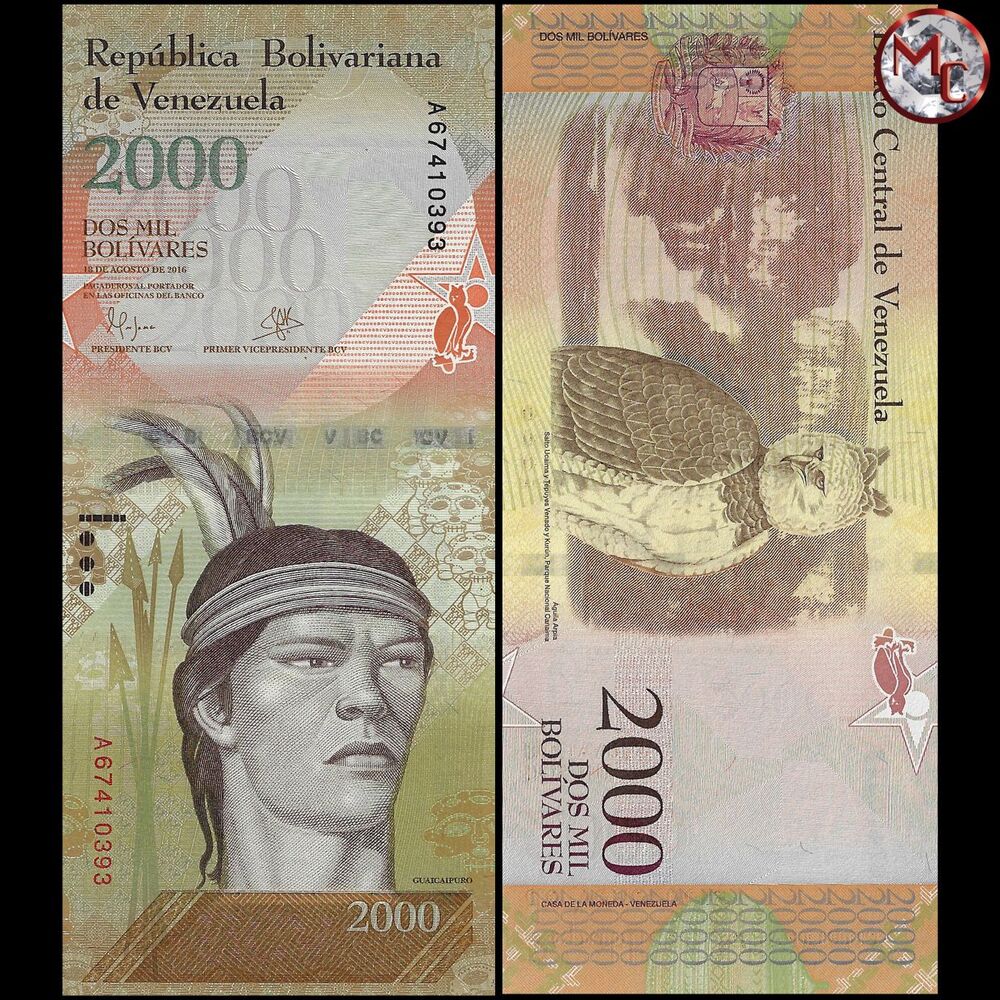 Venezuela - 2000 Bolivares 2016 - Pick- 96a / B366a - Set 10 PCS