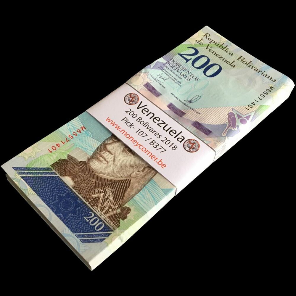 Venezuela - 200 Bolivares 2018 - Pick- 107 / B377 - Bundle 100 PCS