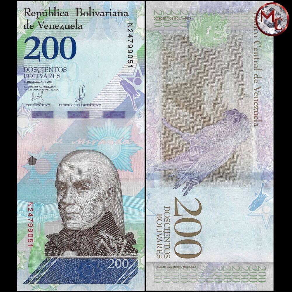 Venezuela - 200 Bolivares 2018 - Pick- 107 / B377 - Brick 1000 PCS - 