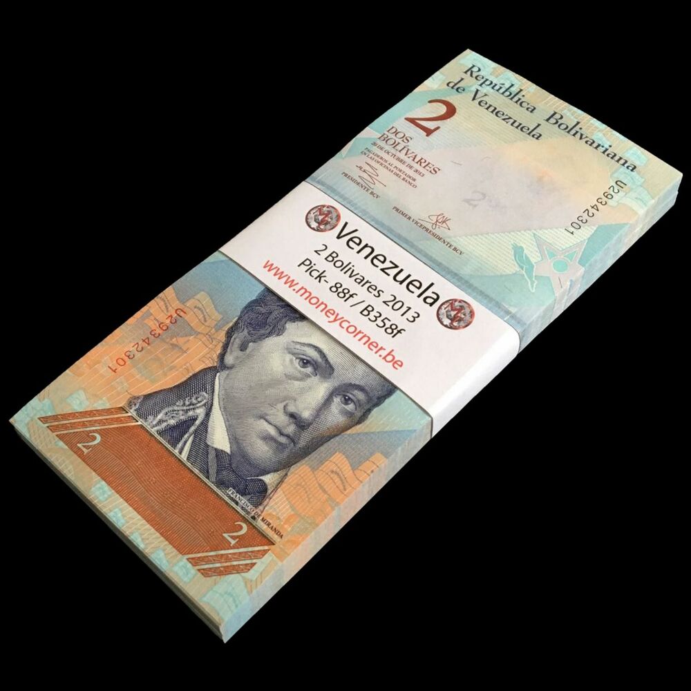 Venezuela - 2 Bolivares 2013 - Pick- 88f / B358f - Bundle 100 PCS