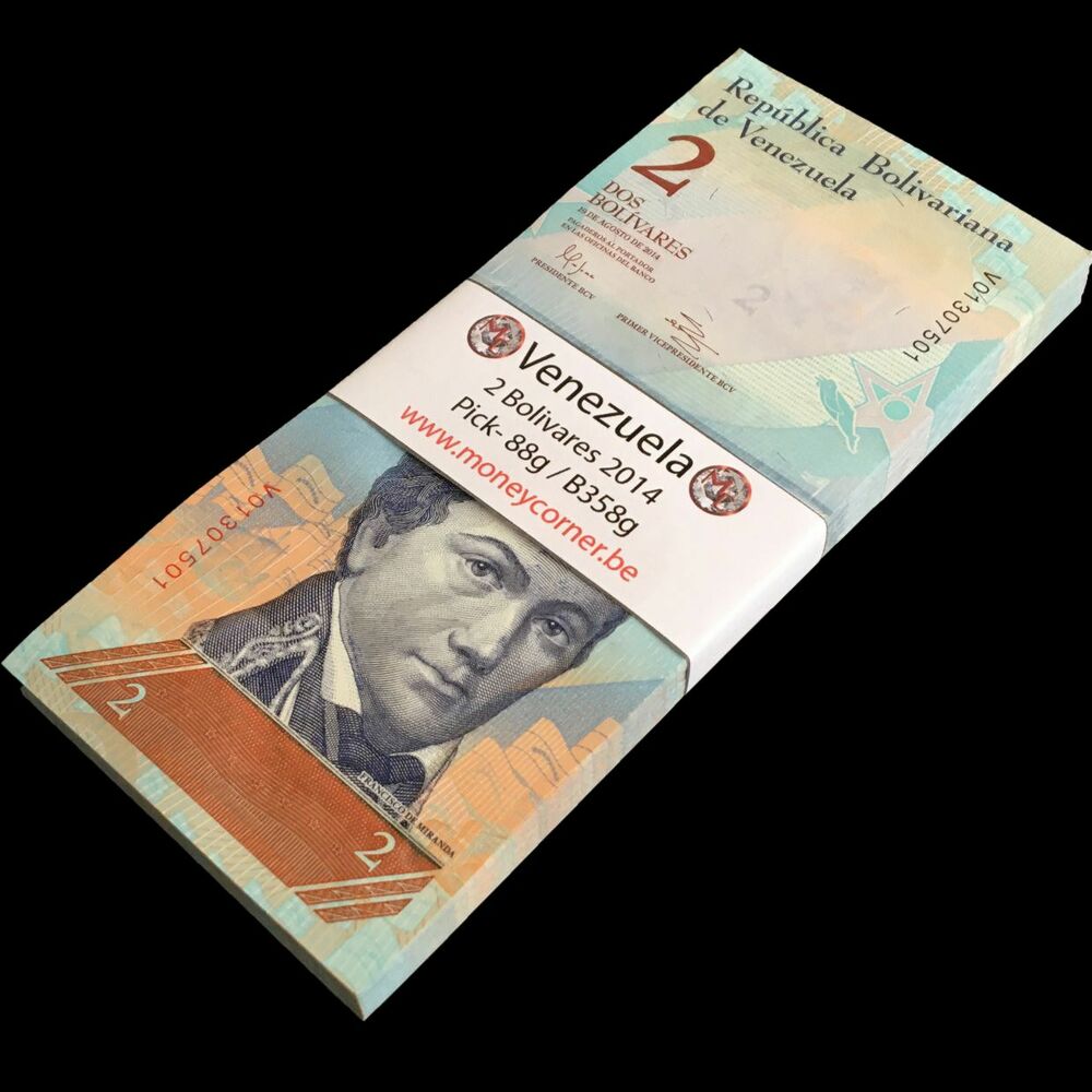 Venezuela - 2 Bolivares 2014 - Pick- 88g / B358g - Bundle 100 PCS