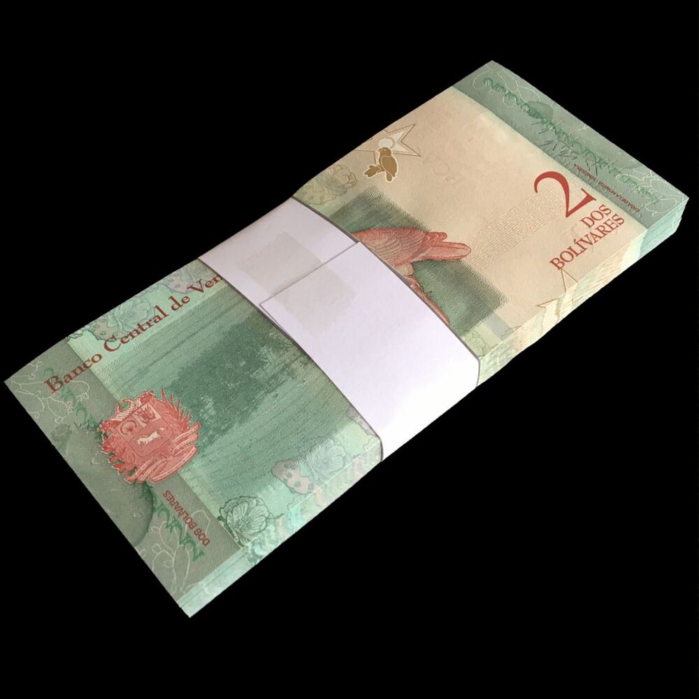 Venezuela - 2 Bolivares 2018 - Pick- 101 / B371 - Bundle 100 PCS