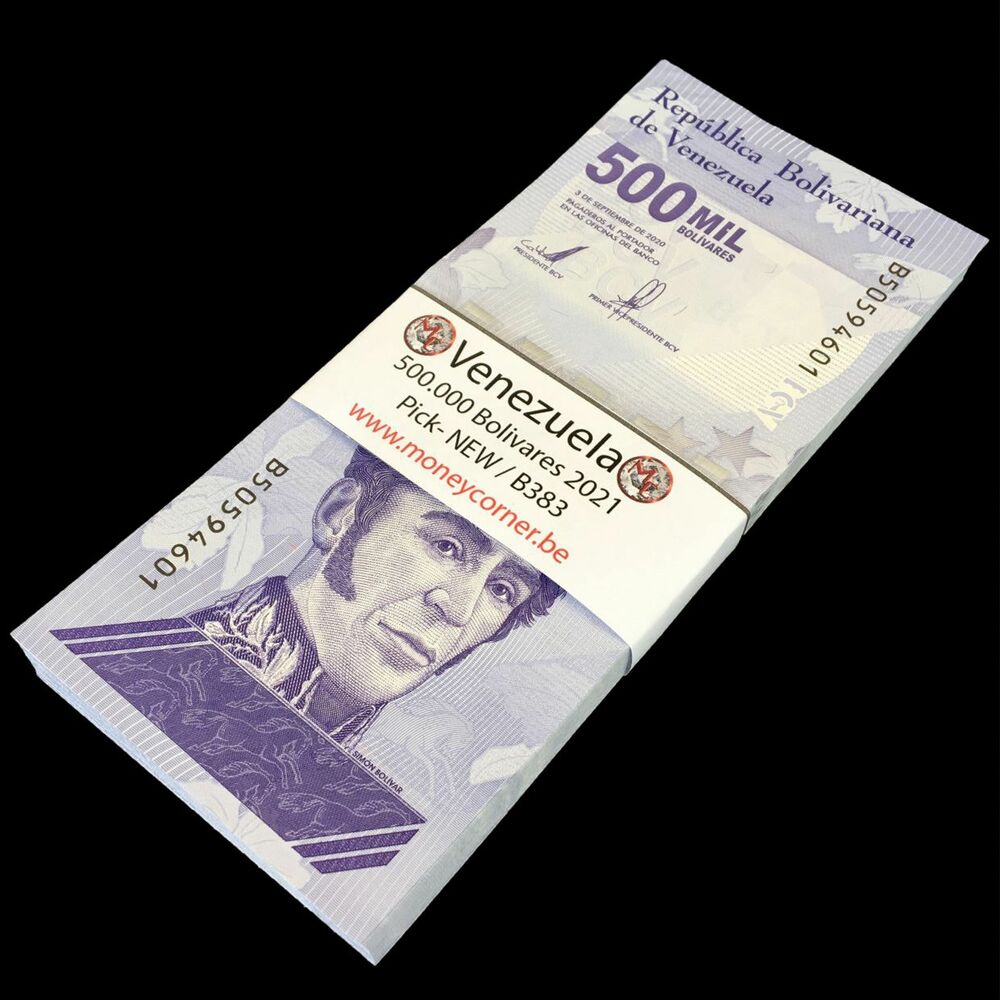 Venezuela - 500.000 Bolivares 2021 - Pick- NEW / B383 - Bundle 100 PCS