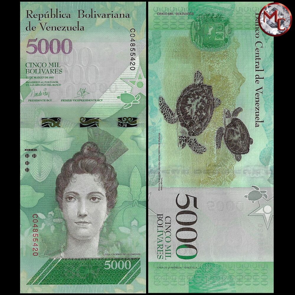 Venezuela - 5000 Bolivares 2017 - Pick- 97b / B367b - Set 10 PCS