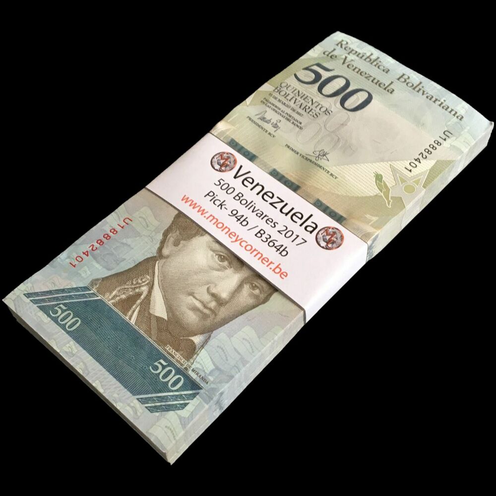 Venezuela - 500 Bolivares 2017 - Pick- 94b / B364b - Bundle 100 PCS