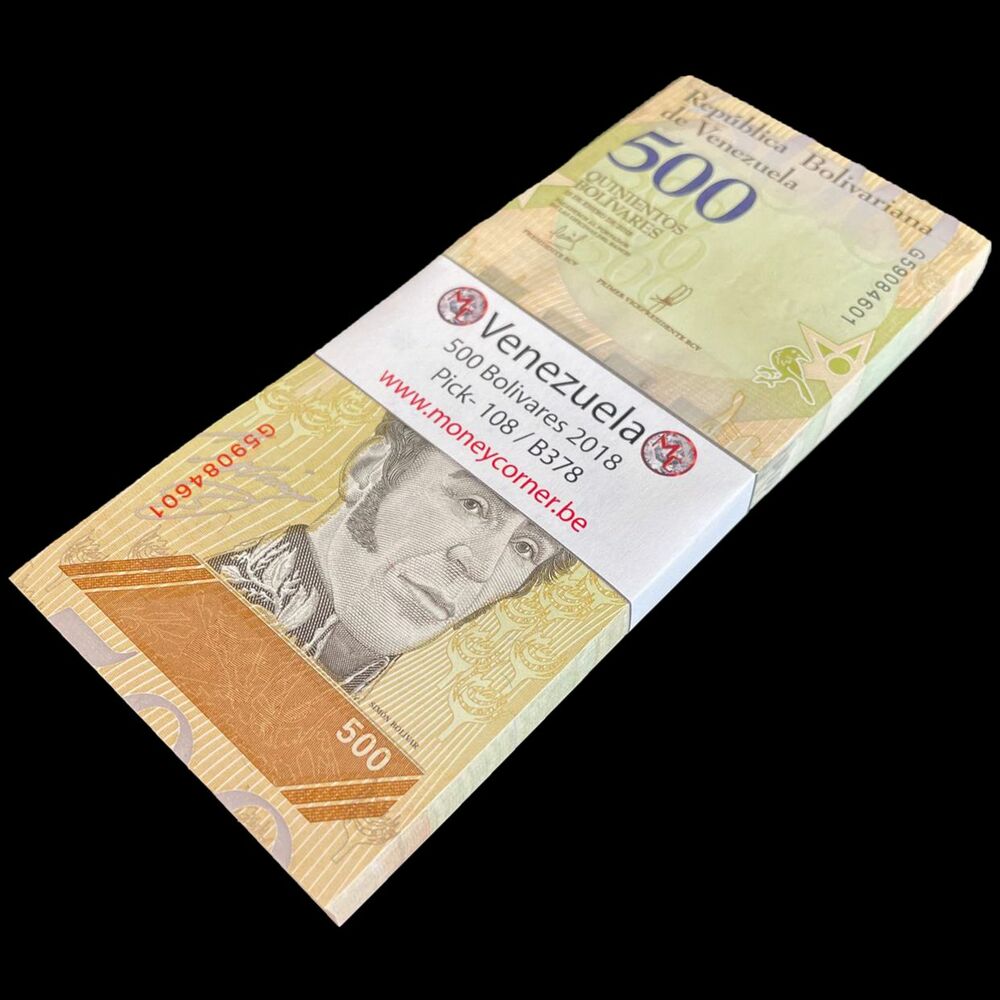 Venezuela - 500 Bolivares 2018 - Pick- 108 / B378 - Bundle 100 PCS