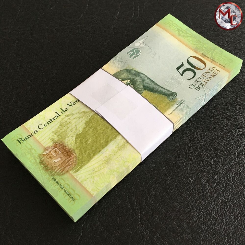 Venezuela - 50 Bolivares 2015 - Pick- 92k / B362k - Bundle 100 PCS
