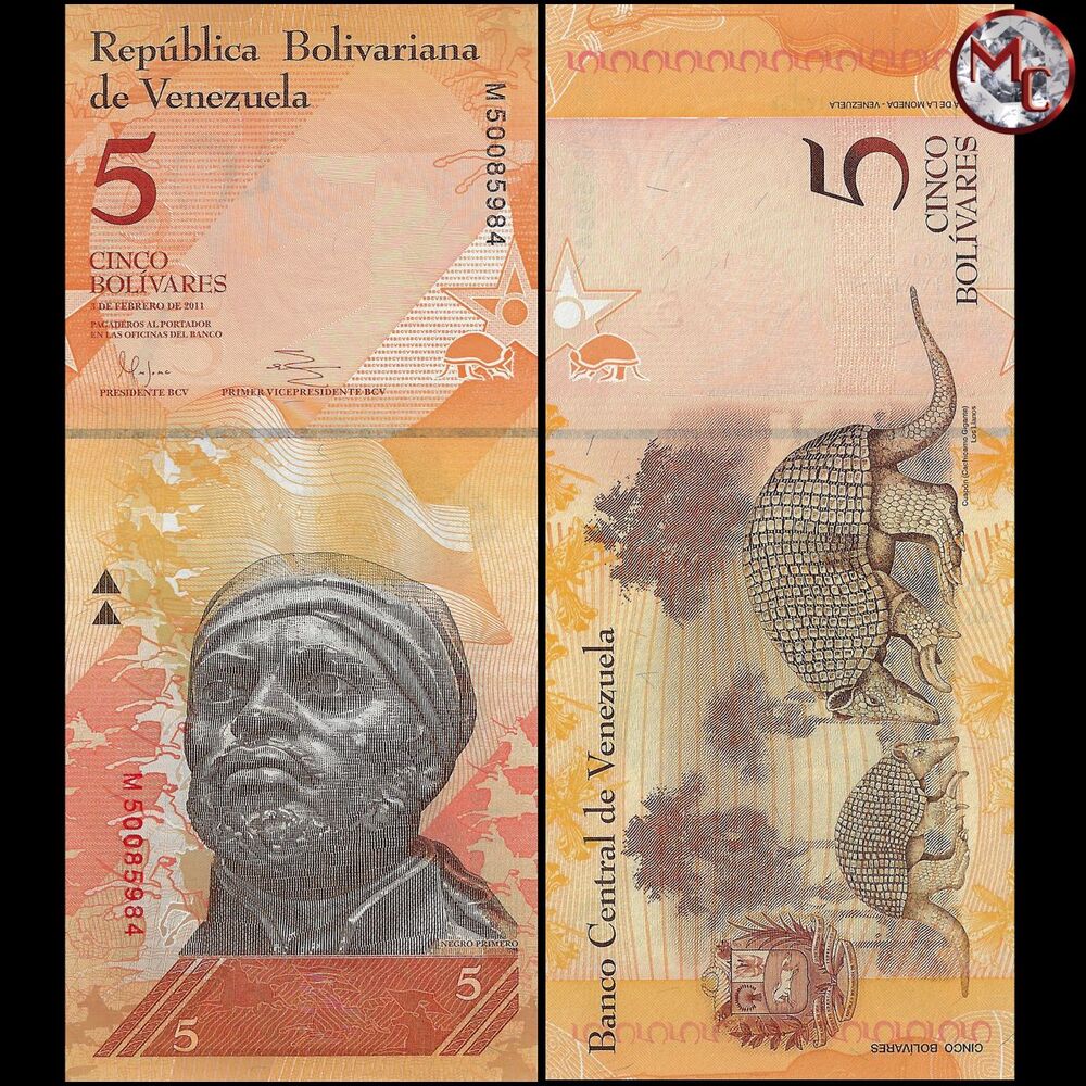 Venezuela - 5 Bolivares 2011 - Pick- 89e / B359e - Set 10 PCS