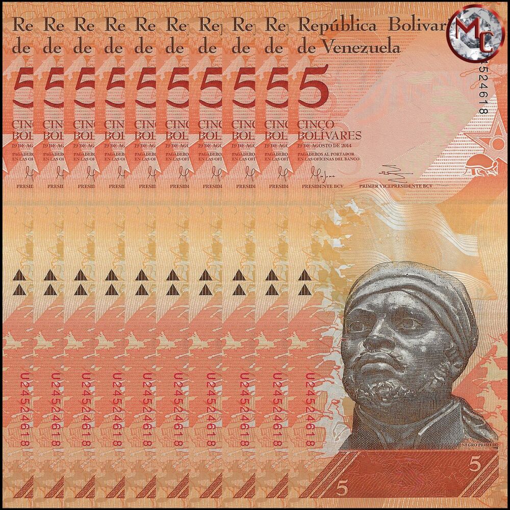 Venezuela - 5 Bolivares 2014 - Pick- 89g / B359g - Set 10 PCS