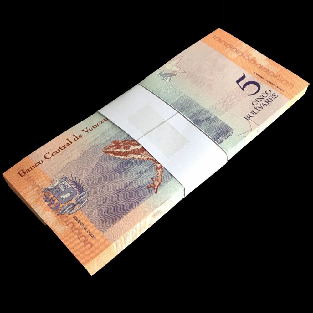Venezuela - 5 Bolivares 2018 - Pick- 102 / B372 - Bundle 100 PCS