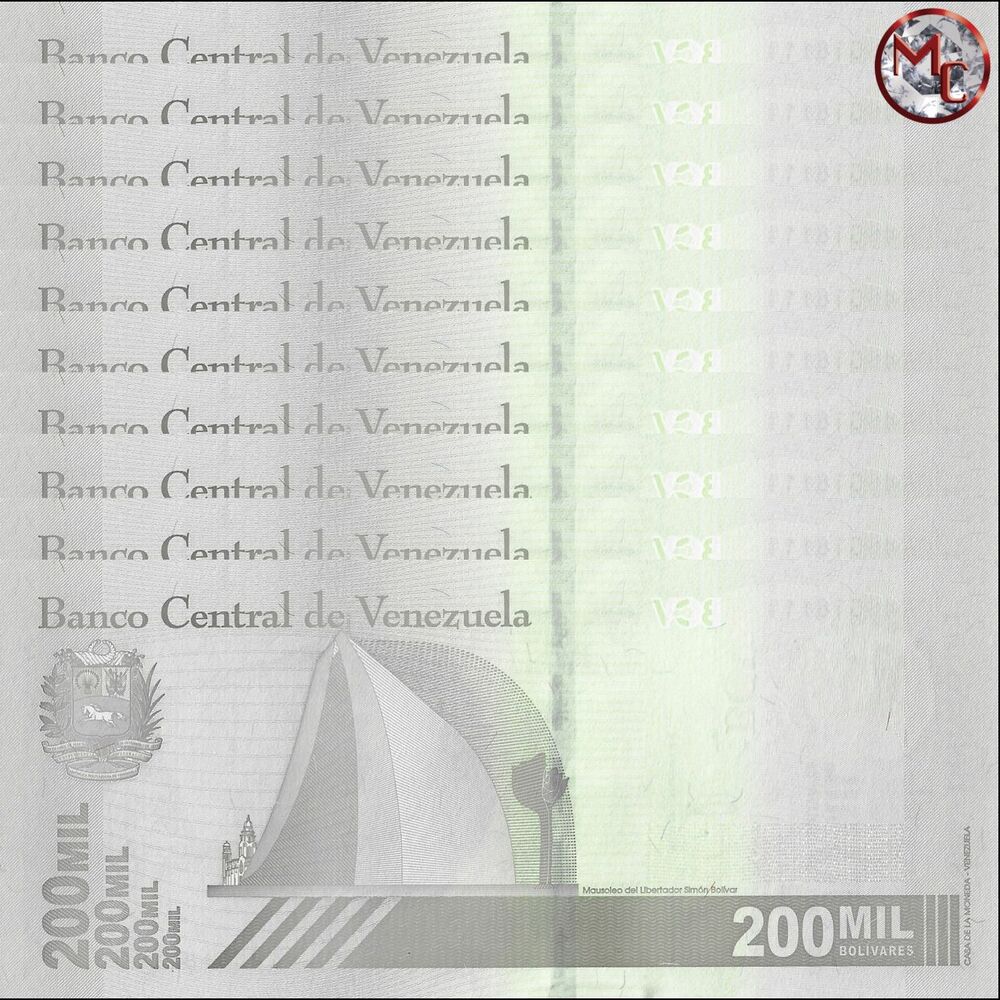 Venezuela - 200.000 Bolivares 2021 - Pick- NEW / B382 - Set 10 PCS