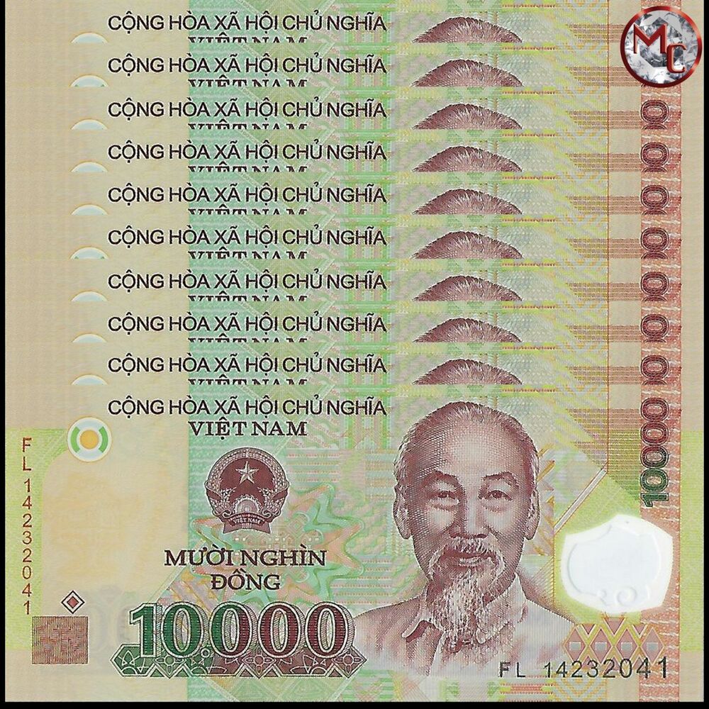 Vietnam - 10.000 Dong 2014 - Pick- 119h - Set 10 PCS