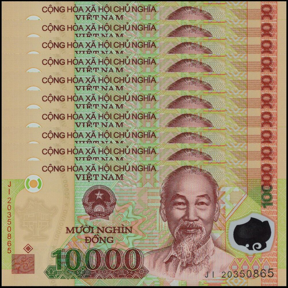 Vietnam - 10.000 Dong 2020 - Pick- 119 / B343m - Set 10 PCS