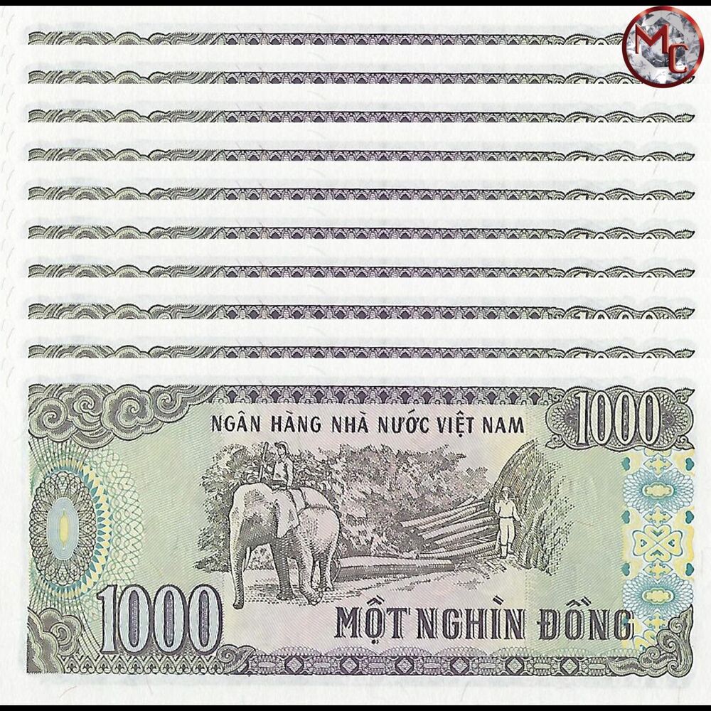 Vietnam - 1000 Dong 1988 - Pick- 106a - Set 10 PCS