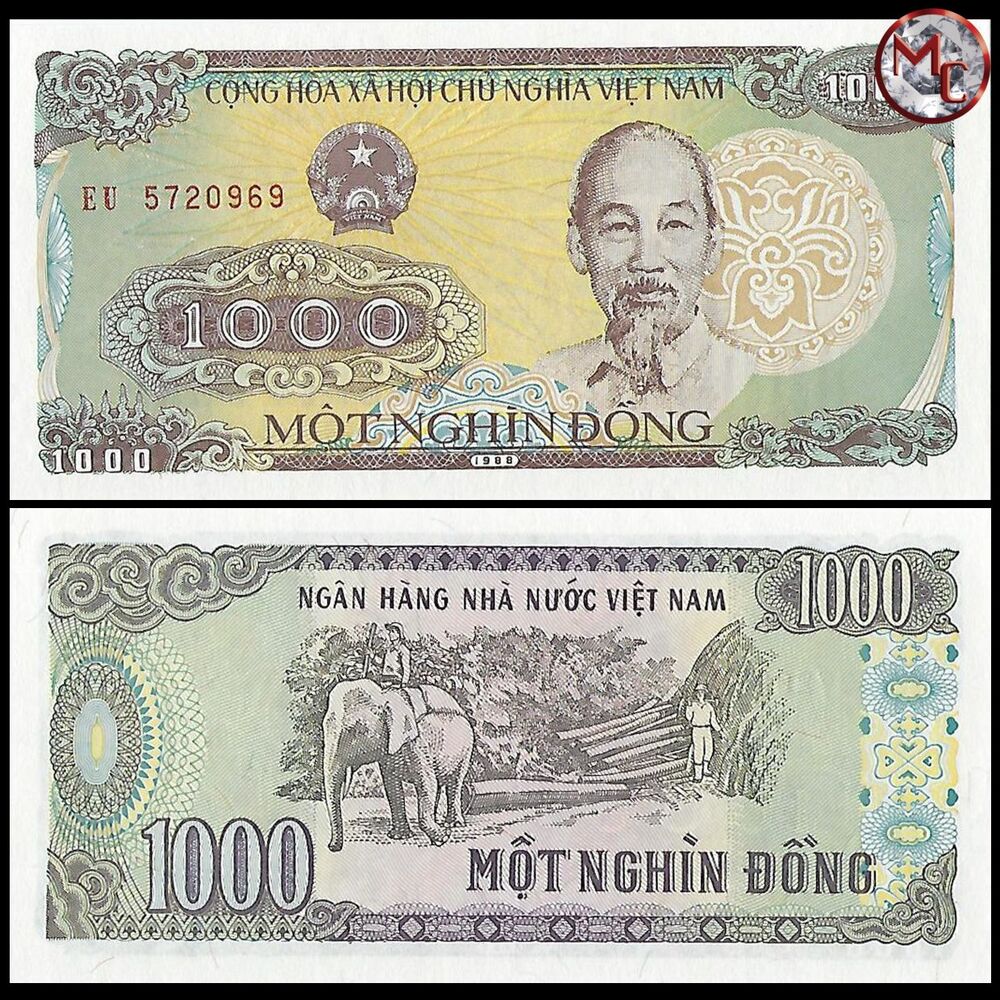 Vietnam - 1000 Dong 1988 - Pick- 106 - Brick 1000 PCS - Brick 1000 PCS