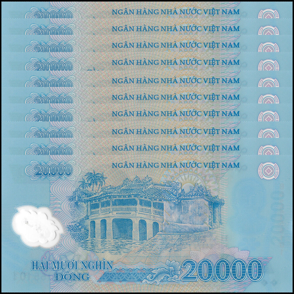 Vietnam - 20.000 Dong 2022 - Pick- 120 / B344m - Set 10 PCS