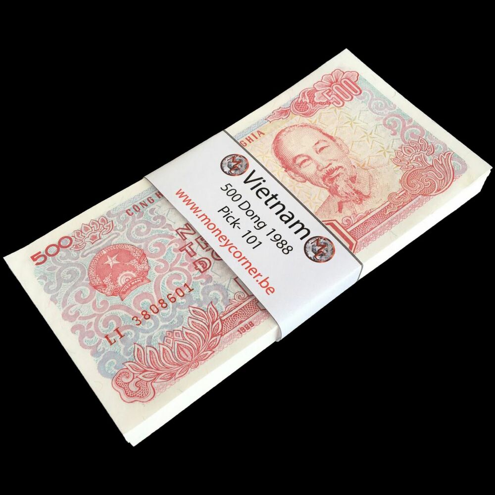 Vietnam - 500 Dong 1988 - Pick- 101 - Bundle 100 PCS