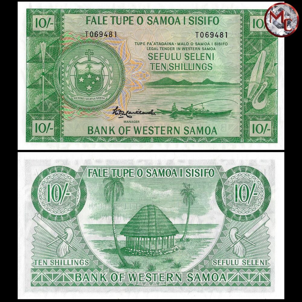 Western Samoa - 10 Shillings 2020 - Pick- NEW / B304b - Set 10 PCS