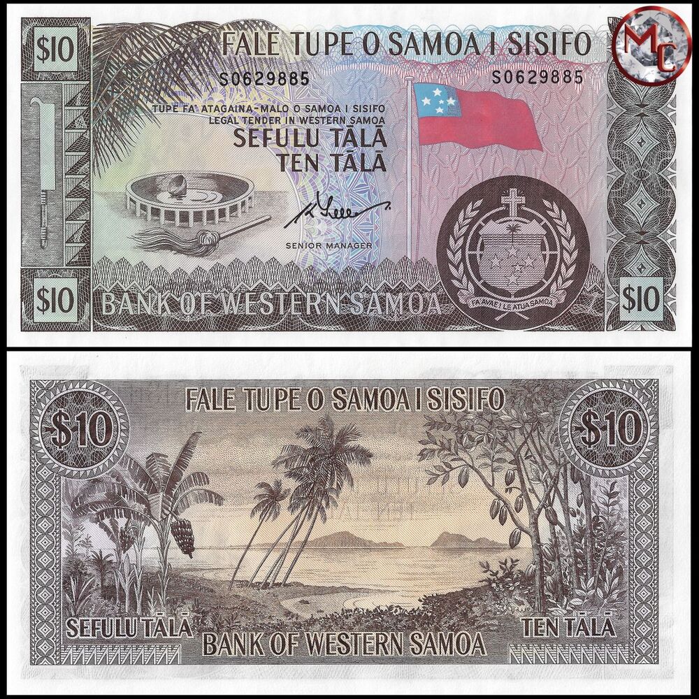 Western Samoa - 10 Tala 2020 - Pick- NEW / B309e - Set 10 PCS