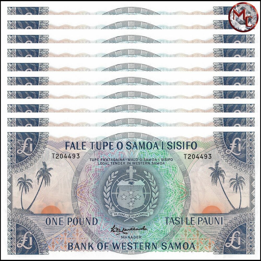 Western Samoa - 1 Pound 2020 - Pick- NEW / B305b - Set 10 PCS