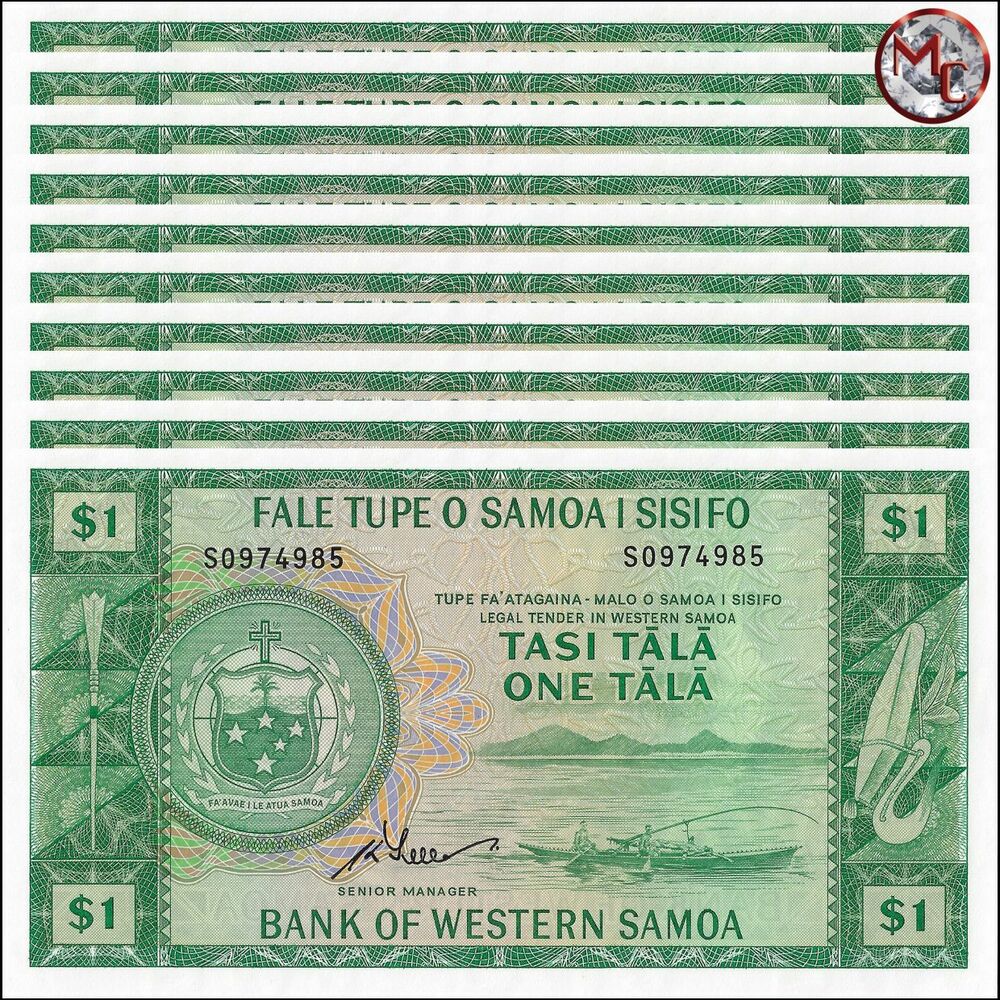 Western Samoa - 1 Tala 2020 - Pick- NEW / B307e - Set 10 PCS
