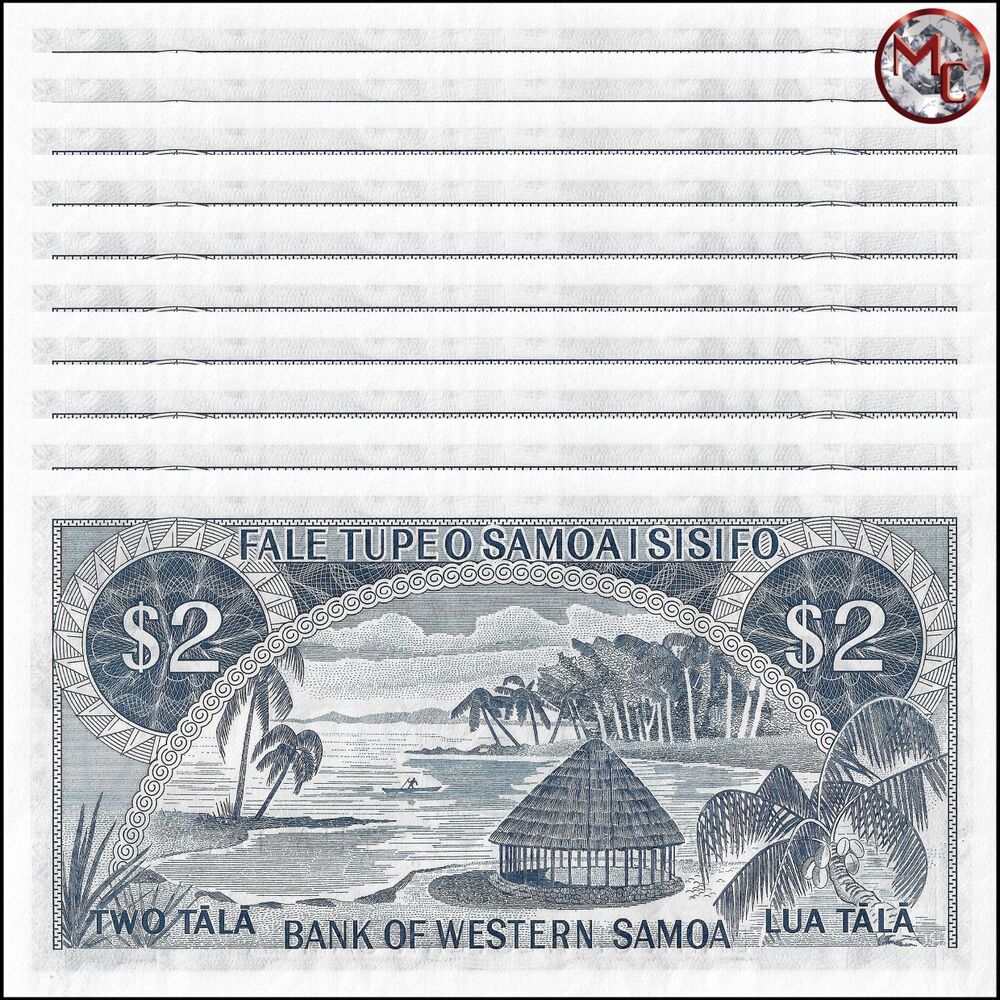 Western Samoa - 2 Tala 2020 - Pick- NEW / B308d - Set 10 PCS