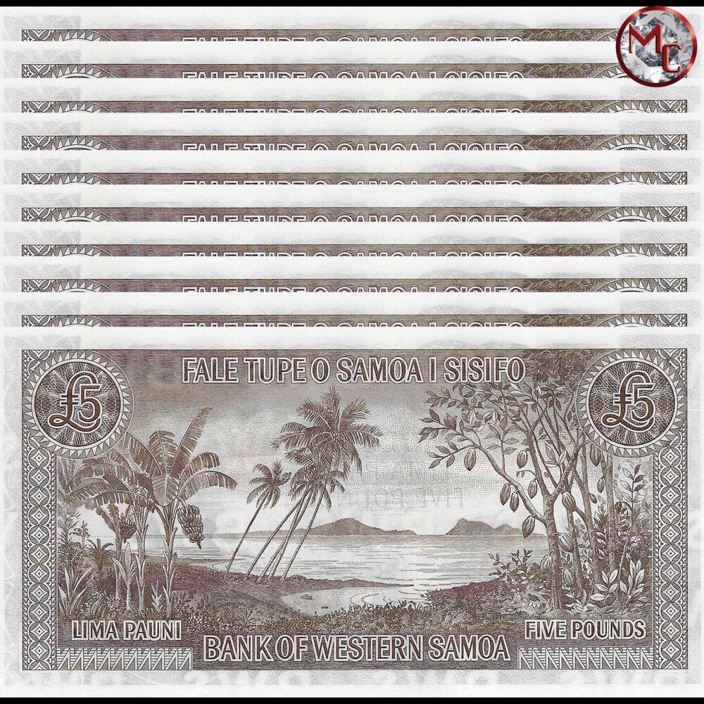 Western Samoa - 5 Pounds 2020 - Pick- NEW - B306b - Set 10 PCS
