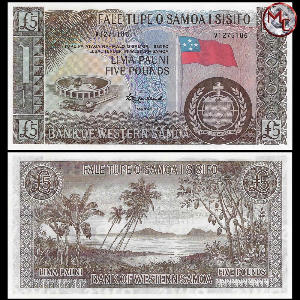 Western Samoa - 5 Pounds 2020 - Pick- NEW - B306b - Set 10 PCS