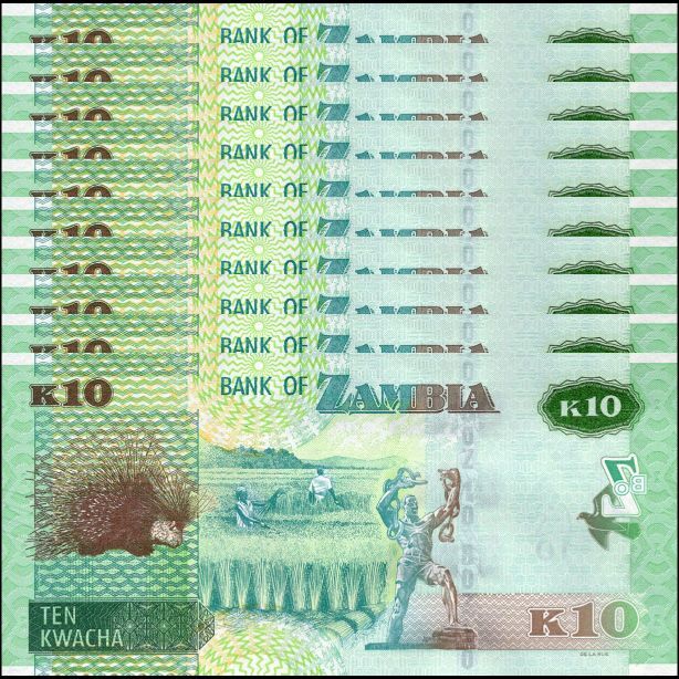 Zambia - 10 Kwacha 2022 - Pick- NEW / B167c - Set 10 PCS