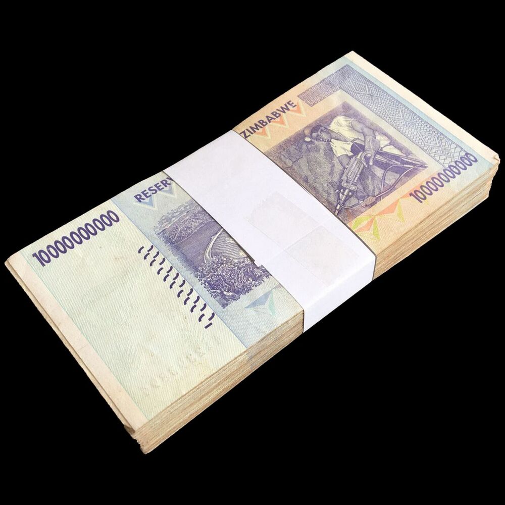 Zimbabwe - 10.000.000.000 Dollars 2008 - Pick- 85 / B176 - Bundle 100 PCS - USED (F, VF, XF)