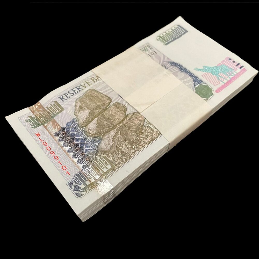Zimbabwe - 1000 Dollars 2003 - Pick- 12b / B112b - Bundle 100 PCS