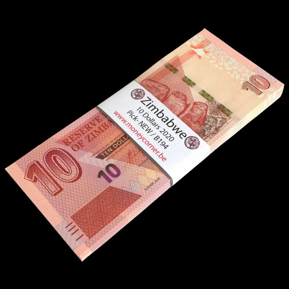 Zimbabwe - 10 Dollars 2020 - Pick- NEW / B194 - Bundle 100 PCS