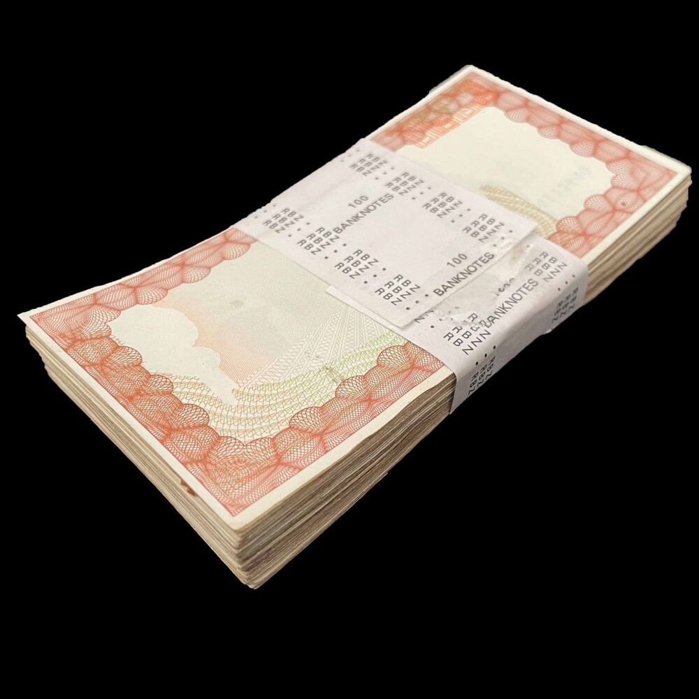 Zimbabwe - 20.000 Dollars 2005 - Pick- 23f / B121f - Bundle 100 PCS - USED ( F,VF,XF)