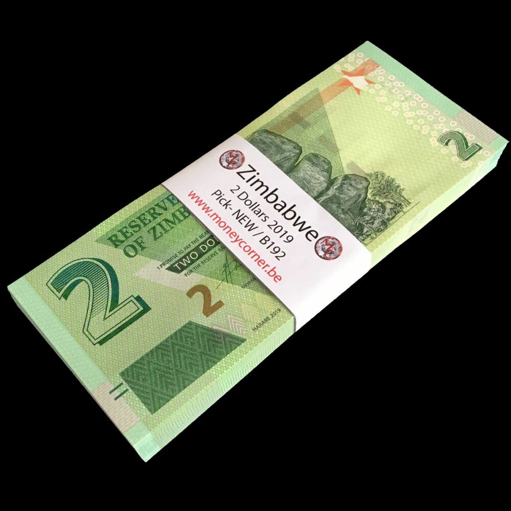 Zimbabwe - 2 Dollars 2019 - Pick- NEW / B192 - Bundle 100 PCS